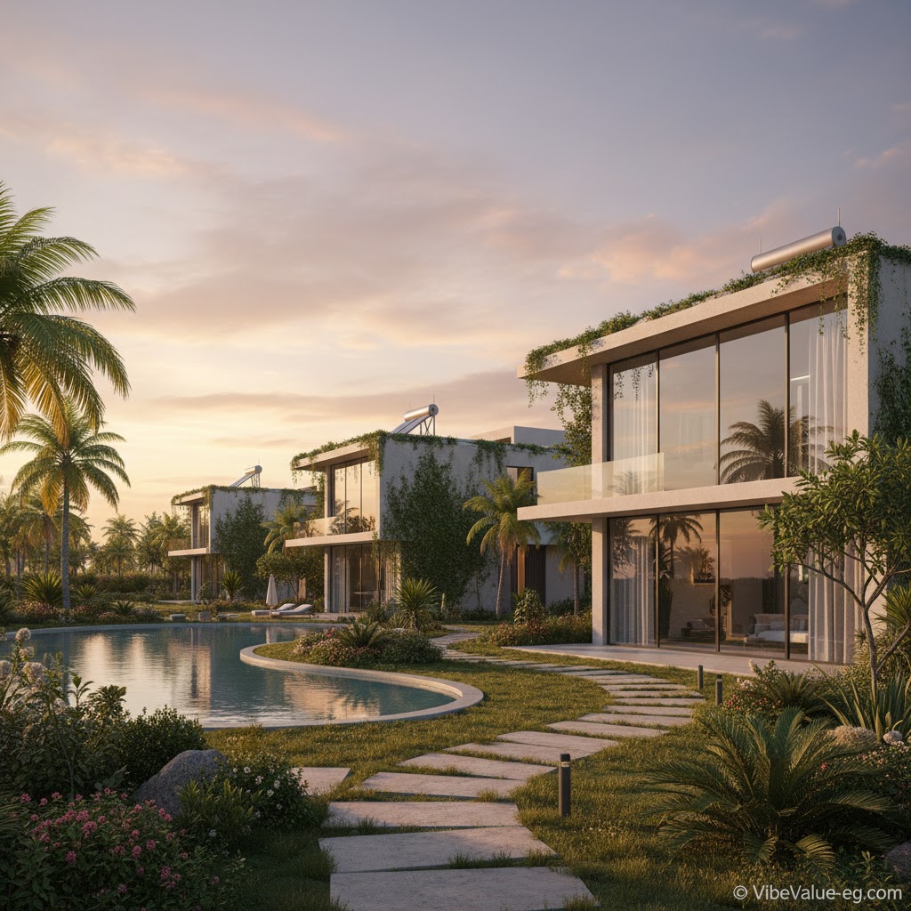 Eco-friendly luxury villas for Egypt Vision 2030 Sustainable Development